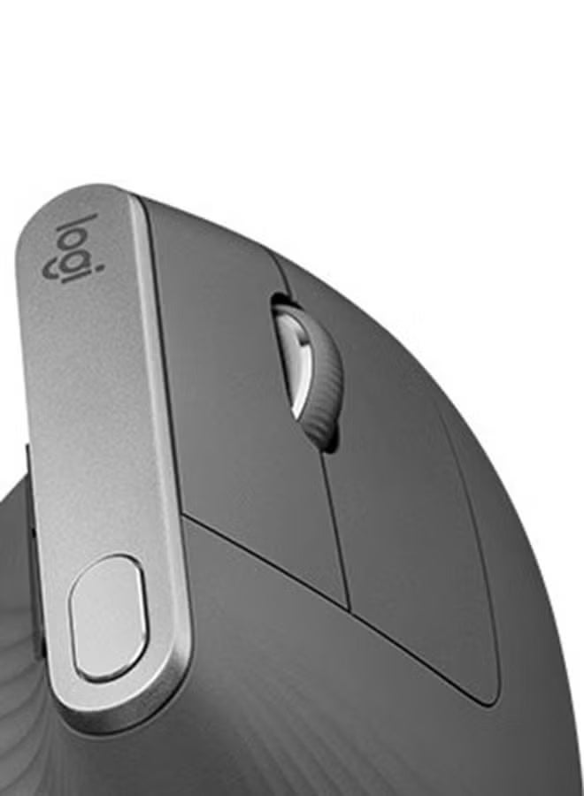 لوجيتيك ماوس لاسلكي مريح عمودي MX مع مستقبل USB جرافيت - Image 4